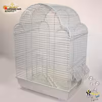 قفس پرنده سفید بالا قوس دار کد 700 دایانگ
