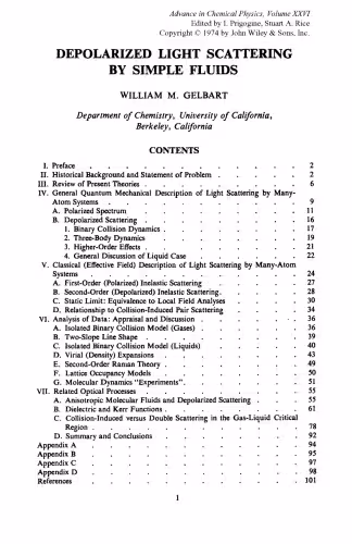 خرید و دانلود نسخه کامل کتاب Depolarized Light Scattering by Simple Fluids