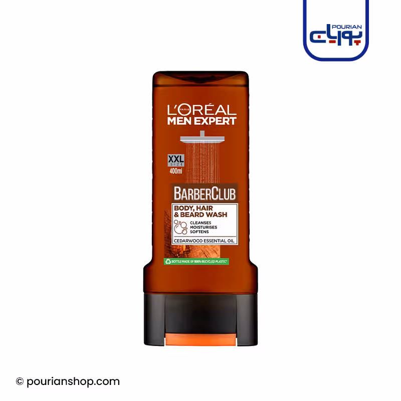 شامپو سر و بدن Barber Club لورال