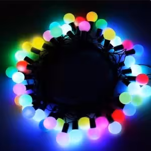 ریسه تزیینی فندقی مولتی کالر 5 متری