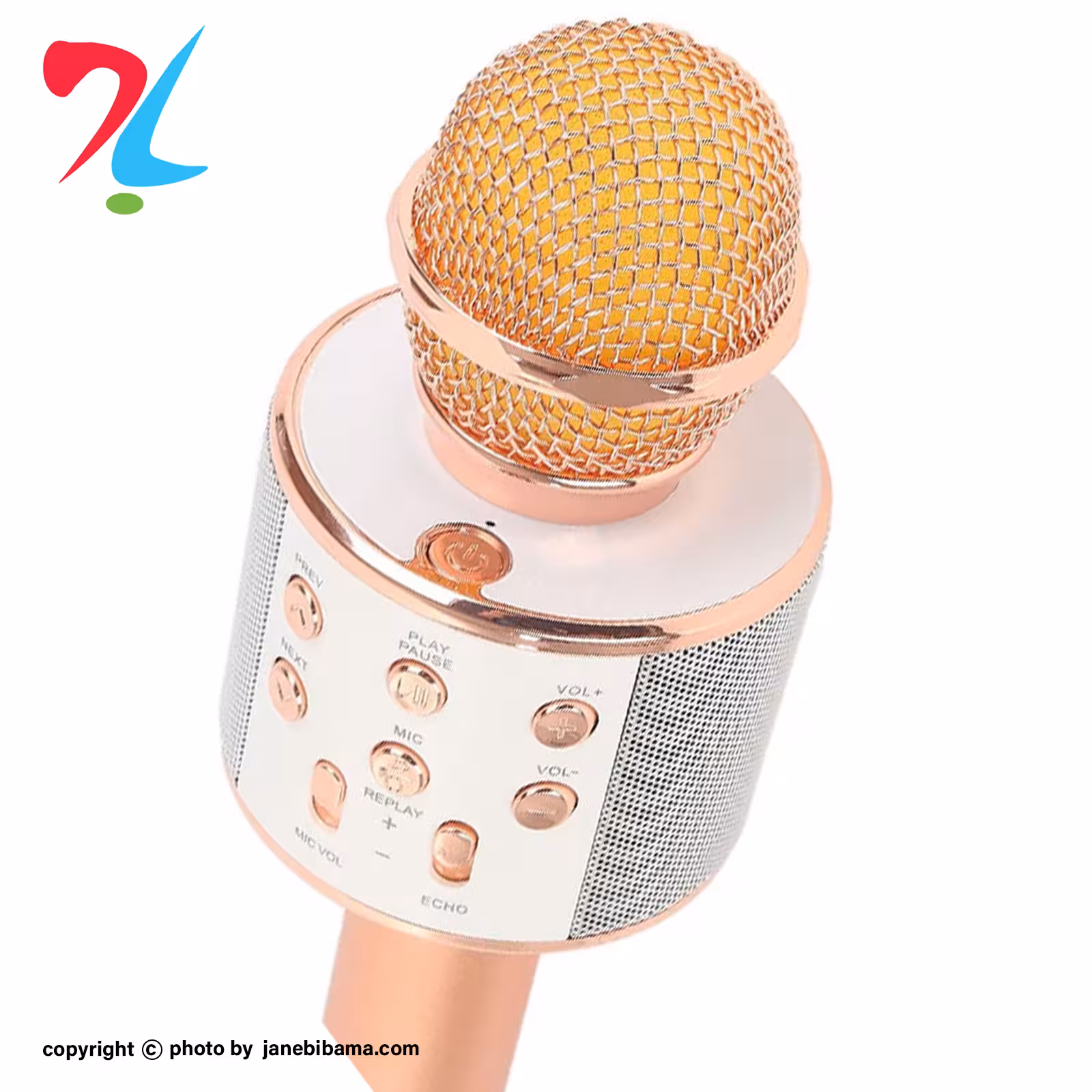 میکروفون اسپیکر وستر مدل ws-858 - رز گلد