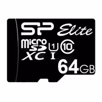 کارت حافظه‌ microSDXC سیلیکون پاور مدل Elite کلاس 10 استاندارد UHC-I U1 سرعت 100MBps ظرفیت 64 گیگابایت