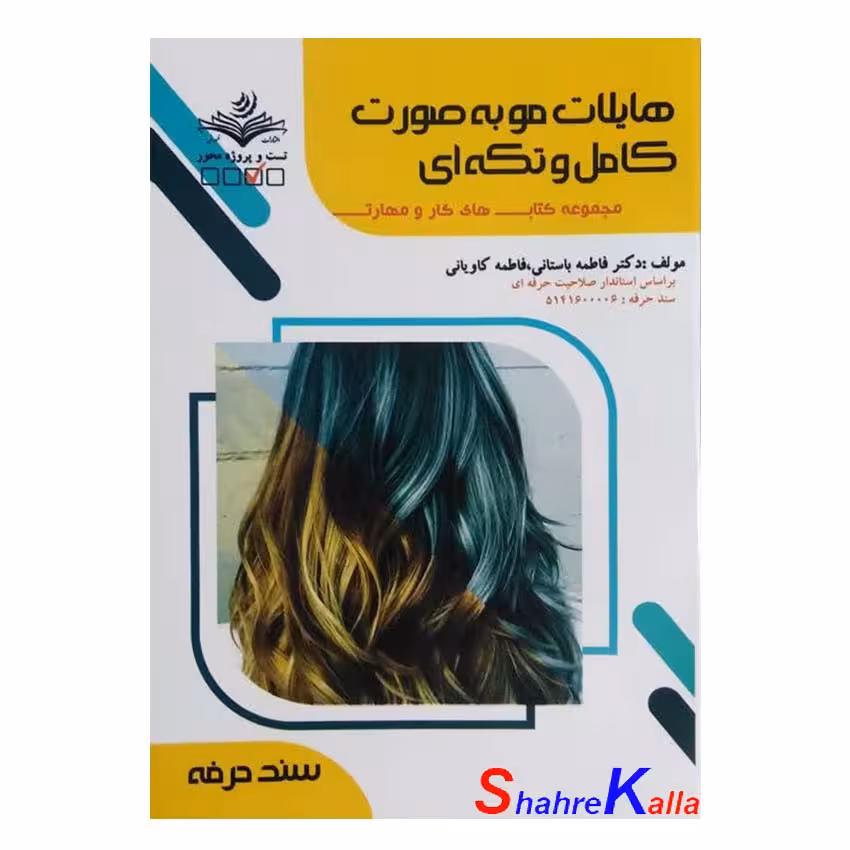 کتاب هایلایت مو به صورت کامل و تکه ای اثر فاطمه باستانی انتشارات ظهور فن