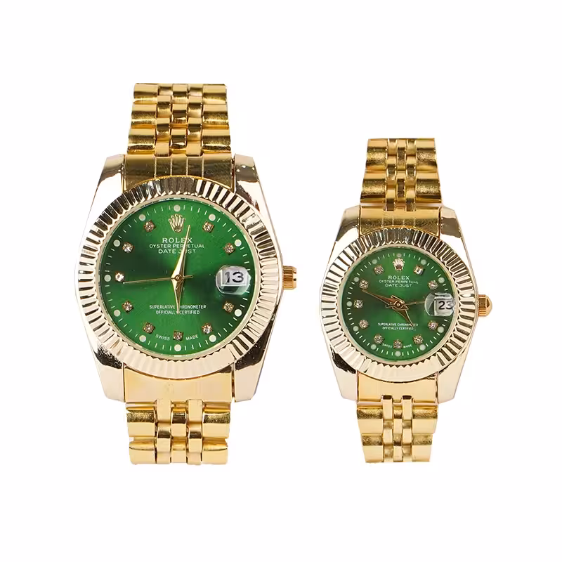 ست ساعت Rolex صفحه سبز مدل R12