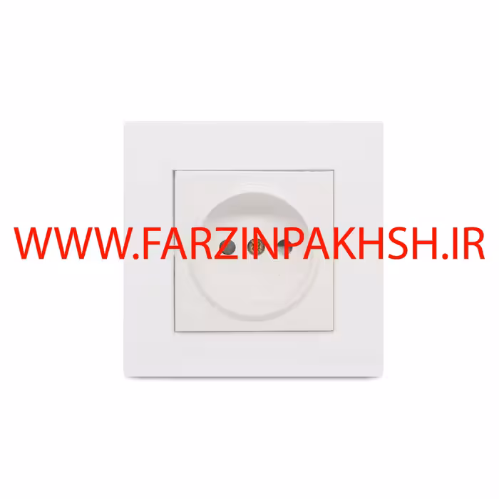 پریز برق ساده توکار ویرا مدل ویرا ساده سفید