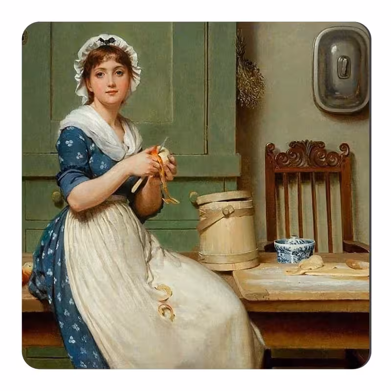 مگنت طرح نقاشی یک خدمتکار کد wmg331