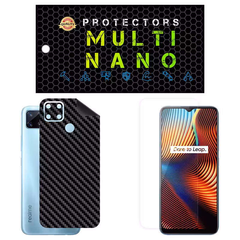 محافظ صفحه نمایش مولتی نانو مدل X-SFC مناسب برای گوشی موبایل ریلمی C25s به همراه برچسب پوششی | کالا برتری
