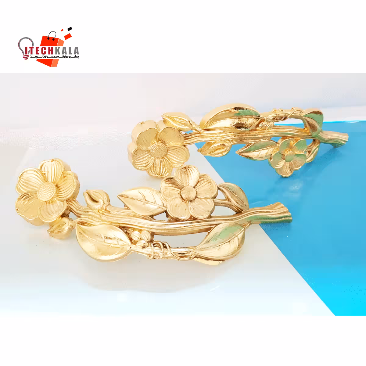 دسته سینی گل و برگ [یک جفت]