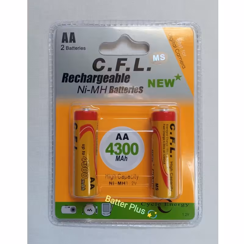 باتری شارژی قلمی CFL نیکل متال هیدرید ظرفیت 3800mAh | amazonchi