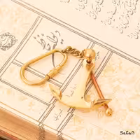 جاکلیدی برنجی طلایی هندی لنگر کشتی