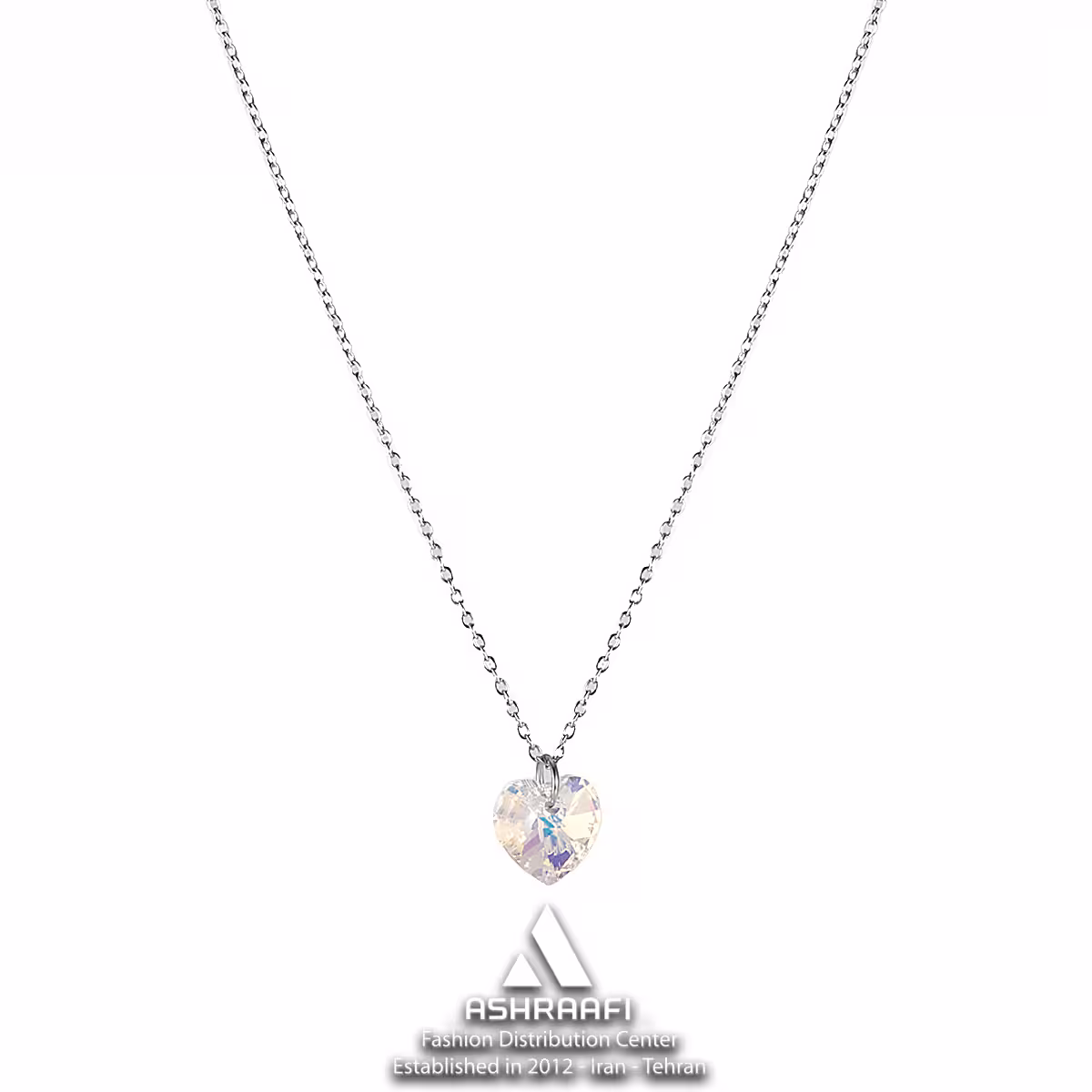 گردنبند زنانه قلب White Heart Necklace