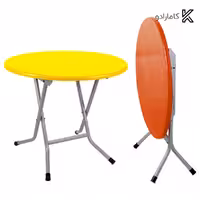میز گرد تاشو پایه فلزی کد 722