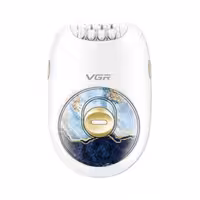 اپیلاتور اصلاح موی بدن بانوان وی جی ار مدل V-706، دارای 18 عدد موچین، دارای 1 سری، استفاده به صورت خشک و مرطوب، درپوش محافظ