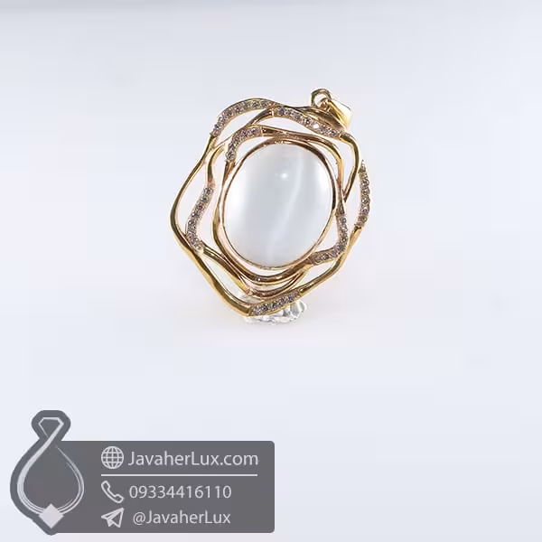 گردنبند نقره زنانه چشم گربه _ کد : 100771