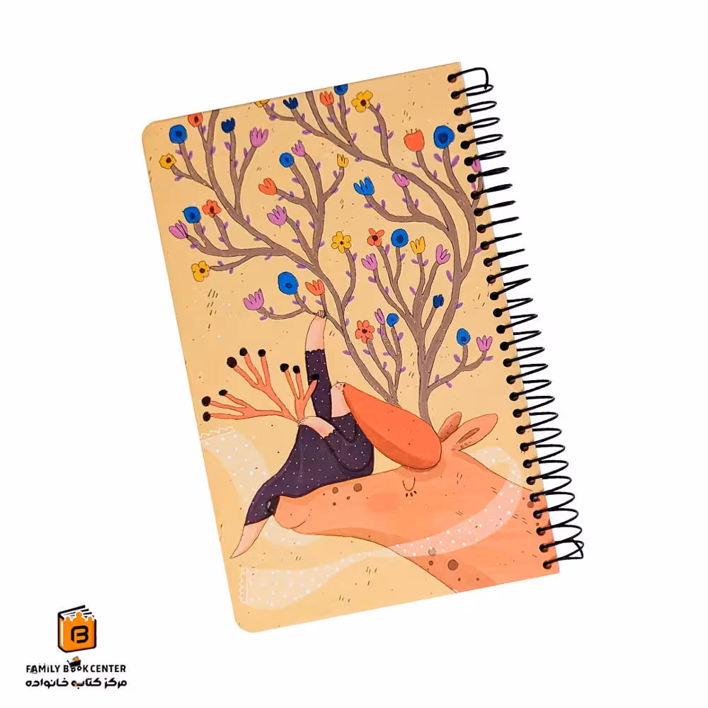 دفتر خط دار 120 برگ فانتزی ایمان (iman)