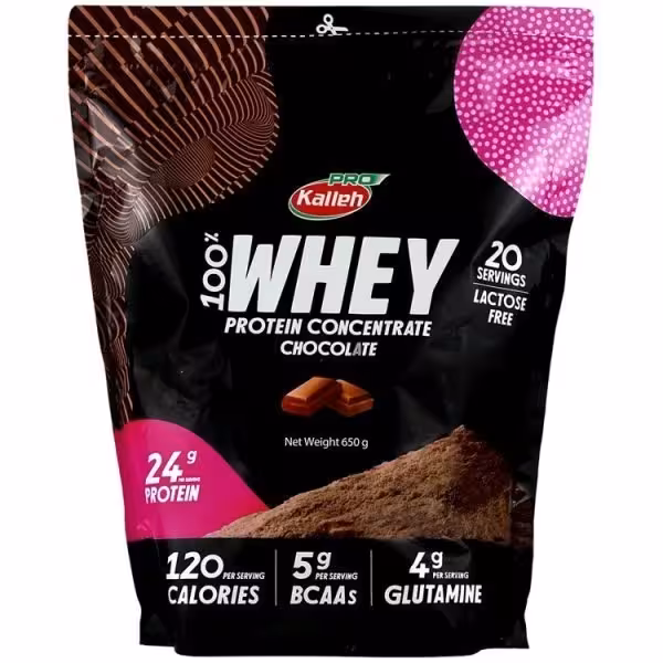 پودر پروتئین وی کاله 100% کاله پرو 650 گرمی – Kalleh Pro Whey Protein Powder 650 g