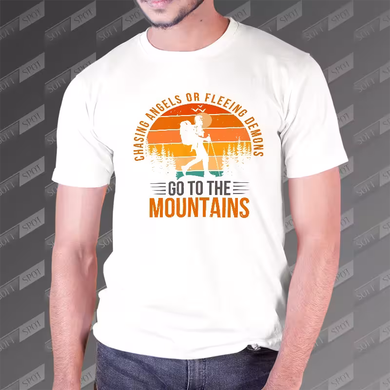 تیشرت مردانه طرح Go to the Mountain TS-626
