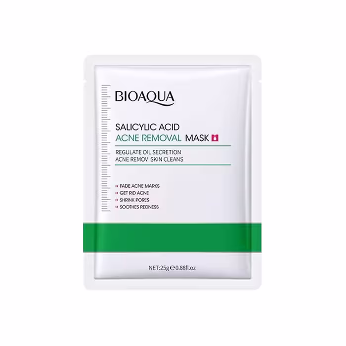 ماسک ورقه ای صورت سالیسیلیک اسید بیوآکوا BIOAQUA