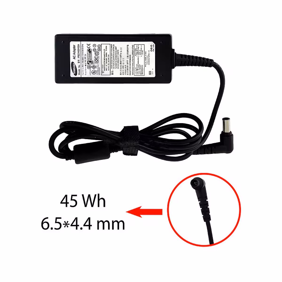 آداپتور ال سی دی سامسونگ 14V 3A کابل سه تایی