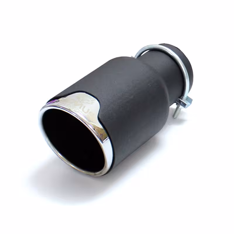 سراگزوز خودرو ریموس گرد – بدنه مشکی – سری کروم