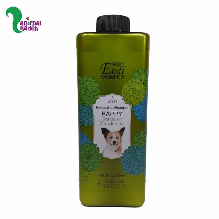 شامپو سگ برند اندی معطر و خوشبو حاوی روغن دارچین و از بین برنده کرمهای ریز 500 میل