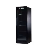 یخچال ویترینی60 سانت بدنه مشکی کینو