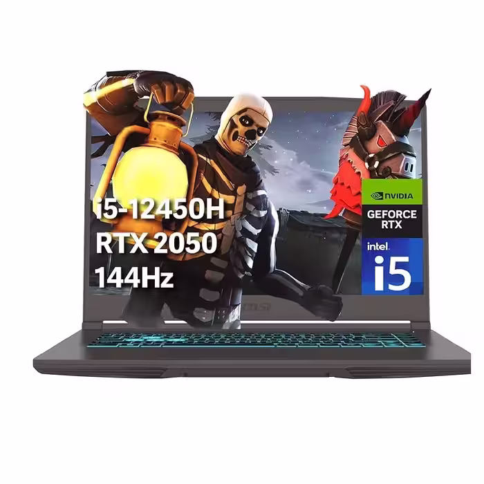 لپ تاپ 15.6 اینچی گیمینگ ام اس آی مدل B12UCX i5(12450H) 32GB 1TB SSD RTX2050 4GB + کیف اورجینال