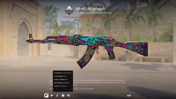 AK-47 | Nightwish [FT] (Field-Tested)
