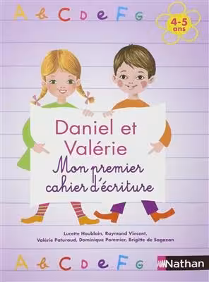 کتاب زبان فرانسه دانیل و والری Daniel et Valerie – Mon premier cahier d’ecriture 4-5 ans