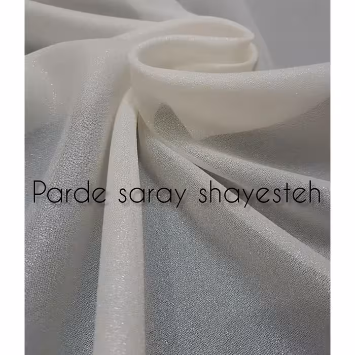 پرده کرپ حریر اسکاچی سوپر شاین براق ترک ارتفاع 3 متر 
