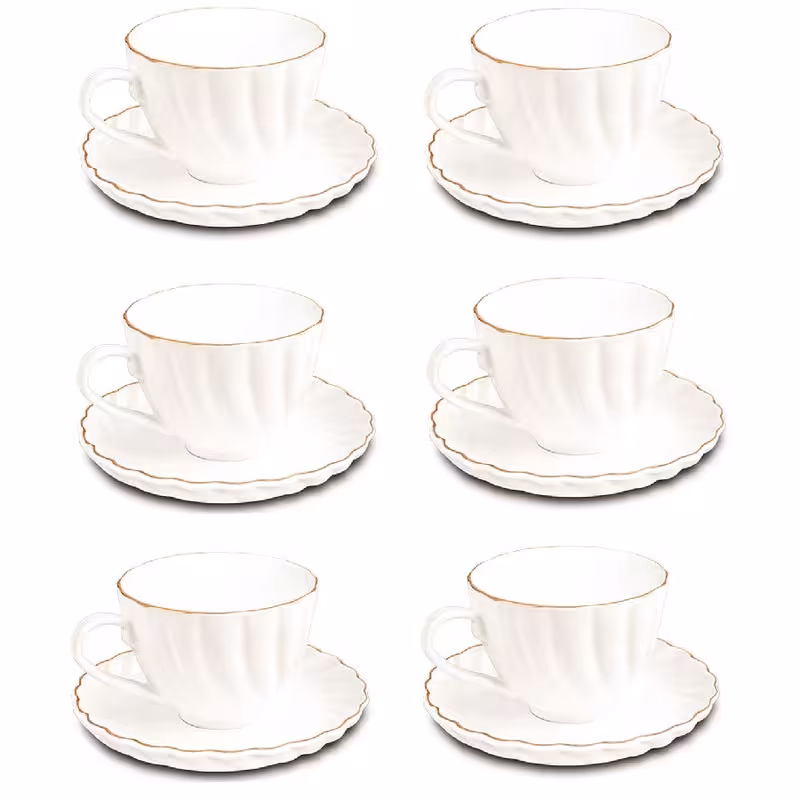 سرویس قهوه خوری 12 پارچه لمونژ کد 01