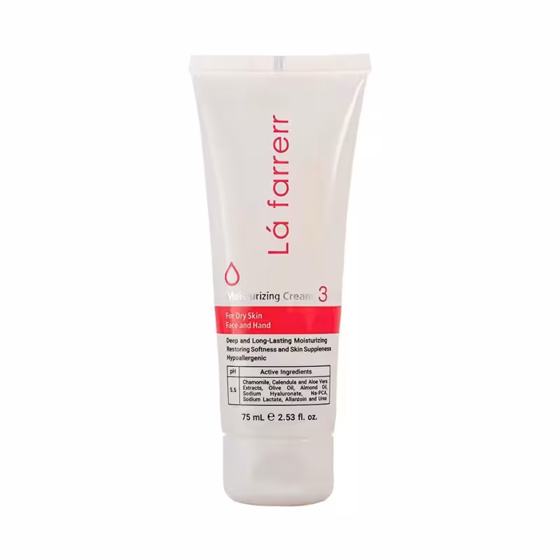 کرم مرطوب کننده پوست خشک دست و صورت لافارر Lafarrerr Moisturizing Cream Dry Skin