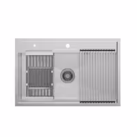 سینک ظرفشویی استیل توکار دست ساز مدل sd1