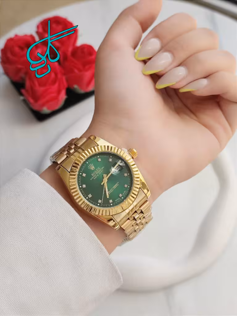 خرید ست ساعت مردانه و زنانه رولکس تقویم دار دو قفله رنگ ثابت کیفیت عالی دارای رنگ بندی کد 2115754 - ردگل