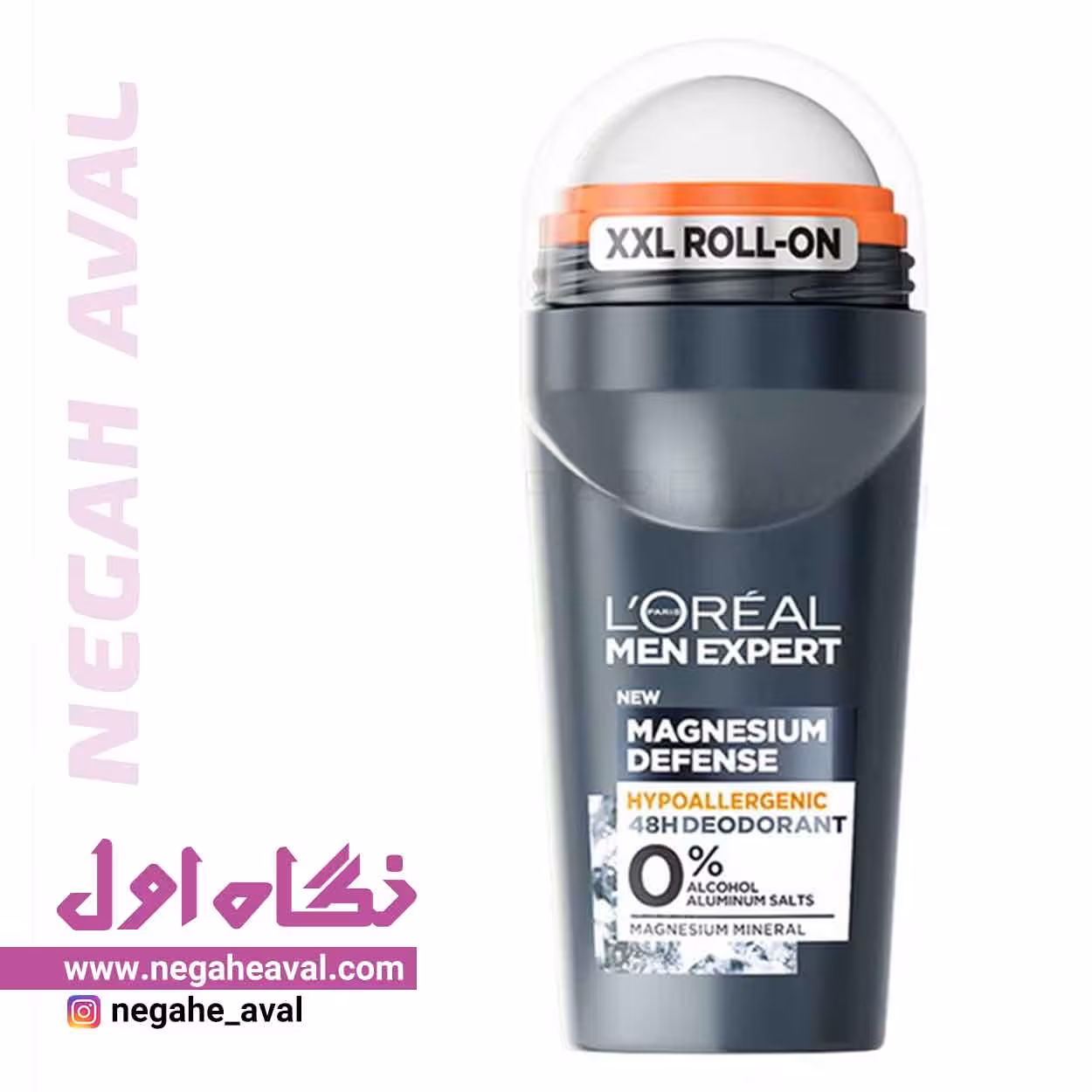 رول ضدتعریق مردانه Magnesium Defence لورآل حجم 50 میلی لیتر