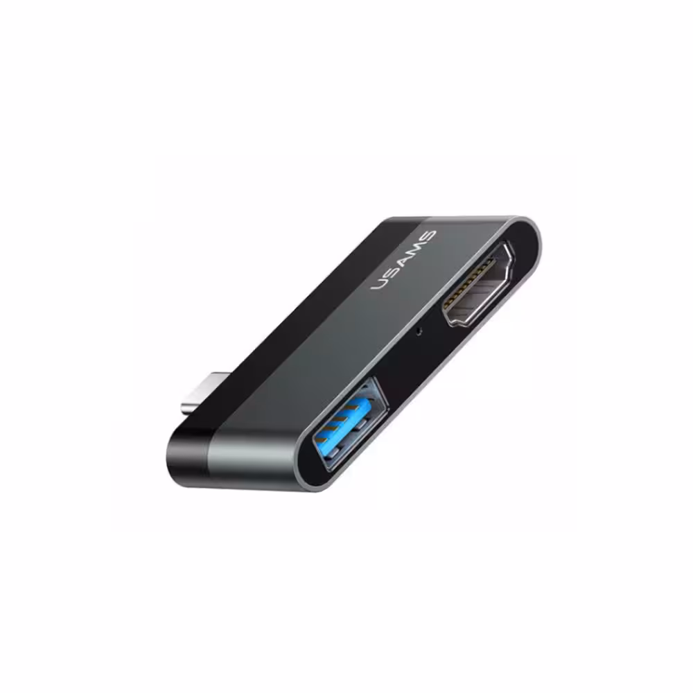 هاب 2 پورت تایپ سی یوسمز Usams US-SJ462 Type-C mini HUB