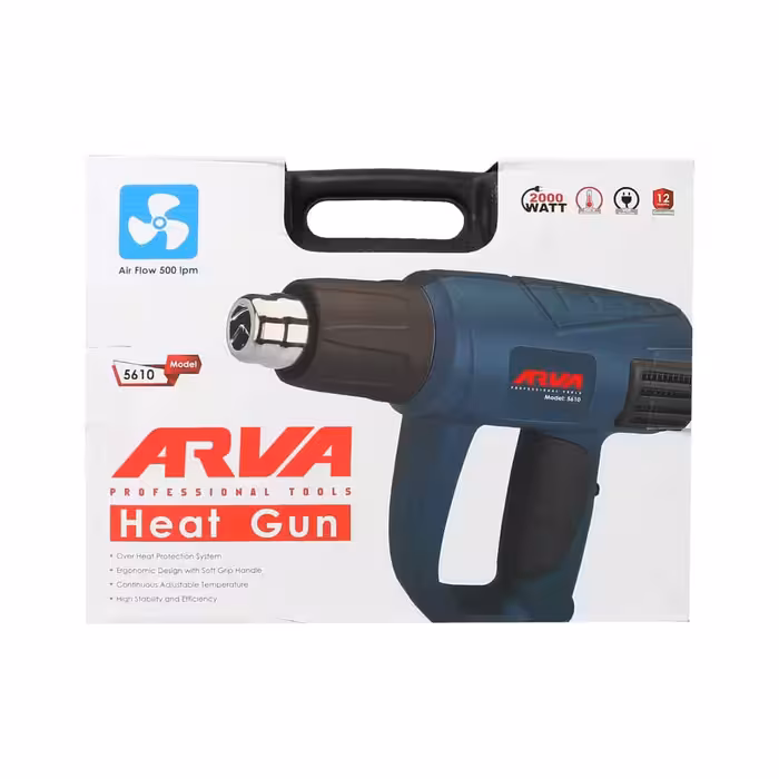 سشوار صنعتی 2000 وات تنظیم دار کیفی آروا مدل 5610