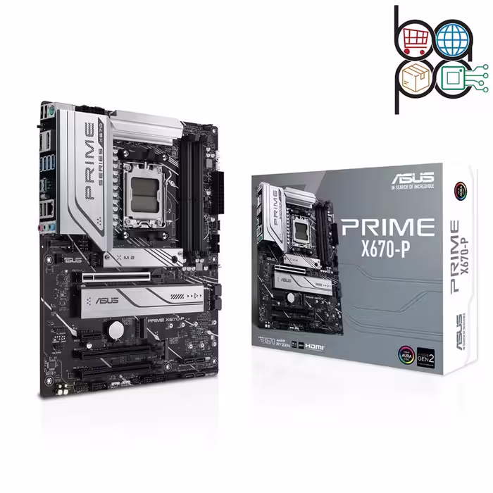 مادربرد ایسوس مدل PRIME X670-P با پشتیبانی از حافظه DDR5