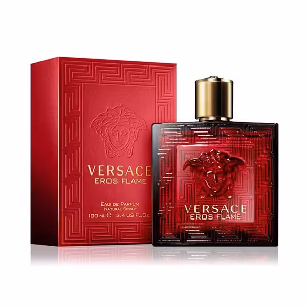 ادو پرفیوم مردانه ورساچه مدل اروس فلم (اروس قرمز) Eros Flame حجم 100 میلی لیتر | Versace Eros Flame Eau De Parfum for men 100 ml