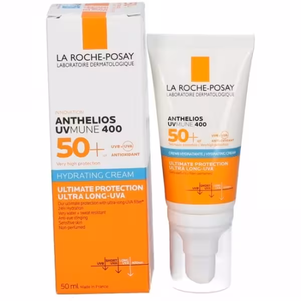 کرم ضد آفتاب پمپی بی رنگ  SPF50 آنتلیوس پیگمنت کارکت لاروش پوزای حجم 50 میلی لیتر