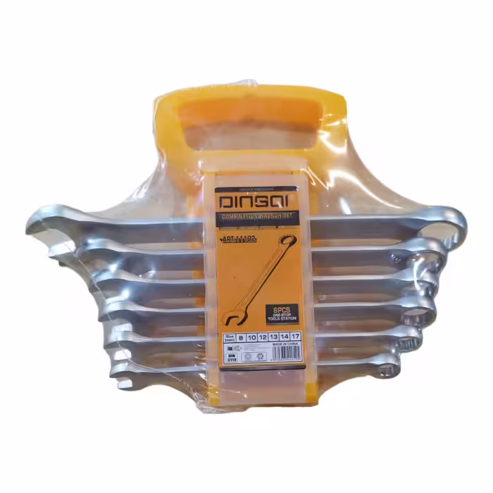 مجموعە آچار یکسر رینگ 6 عددی دینگشی ، بسیار کاربردی و از ضروریات صنعتکاران و خودرو داران