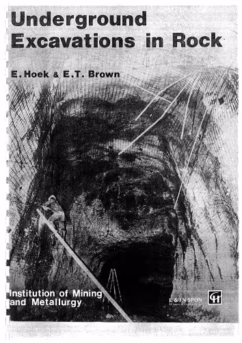 خرید و دانلود نسخه کامل کتاب Underground Excavations in Rock