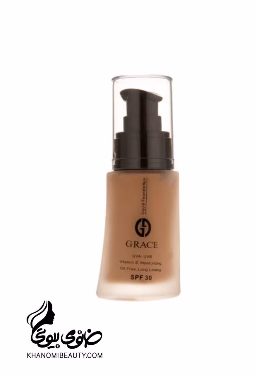 کرم پودر گریس308  spf 30 ویتامین c با ماندگاری بالا