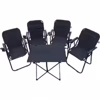 میز و صندلی سفری مدل 744100 مجموعه 5 عددی