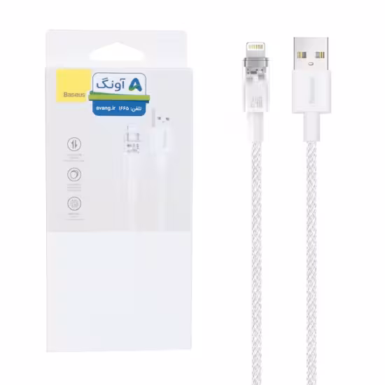 کابل تبدیل USB-C به لایتنینگ بیسوس مدل CB000041 طول 2 متر