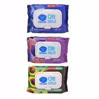 دستمال مرطوب پاک کننده آرایش دافی مدل Q10 (طرح میوه ای) بسته 7 عددی 50 برگ