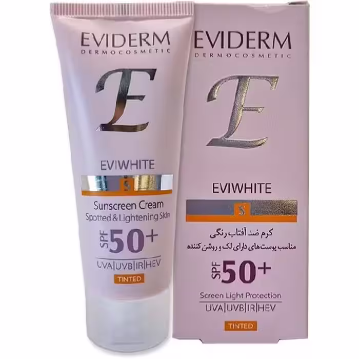 کرم ضدآفتاب اوی وایت SPF50 اویدرم ( رنگی )