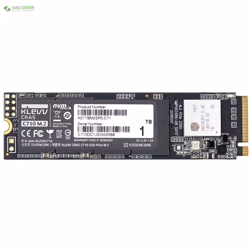 اس اس دی اینترنال کلو CRAS C710 M.2 2280 NVMe 1TB