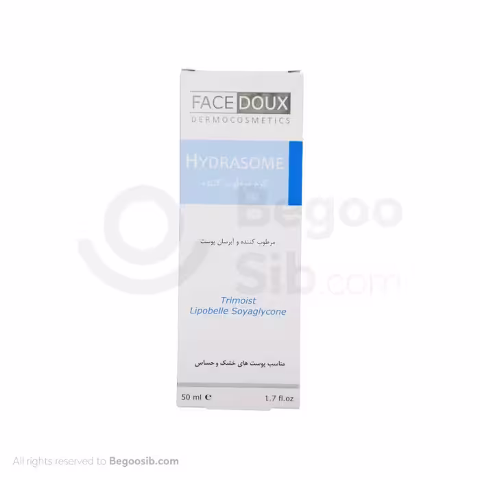 کرم مرطوب کننده و آبرسان هیدرازوم فیس دوکس مناسب پوست خشک 50 میلی لیتری