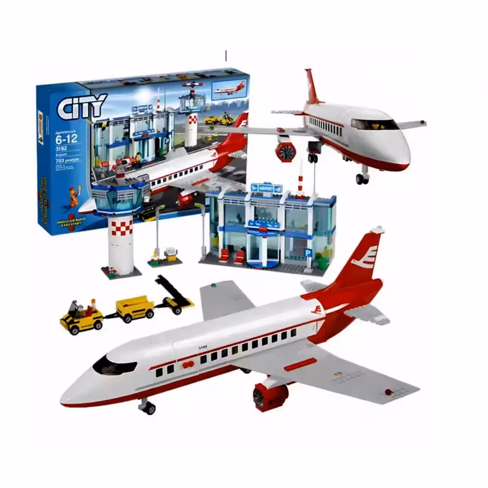 لگو هواپیما 703 قطعه برند سیتی کد NO.2082